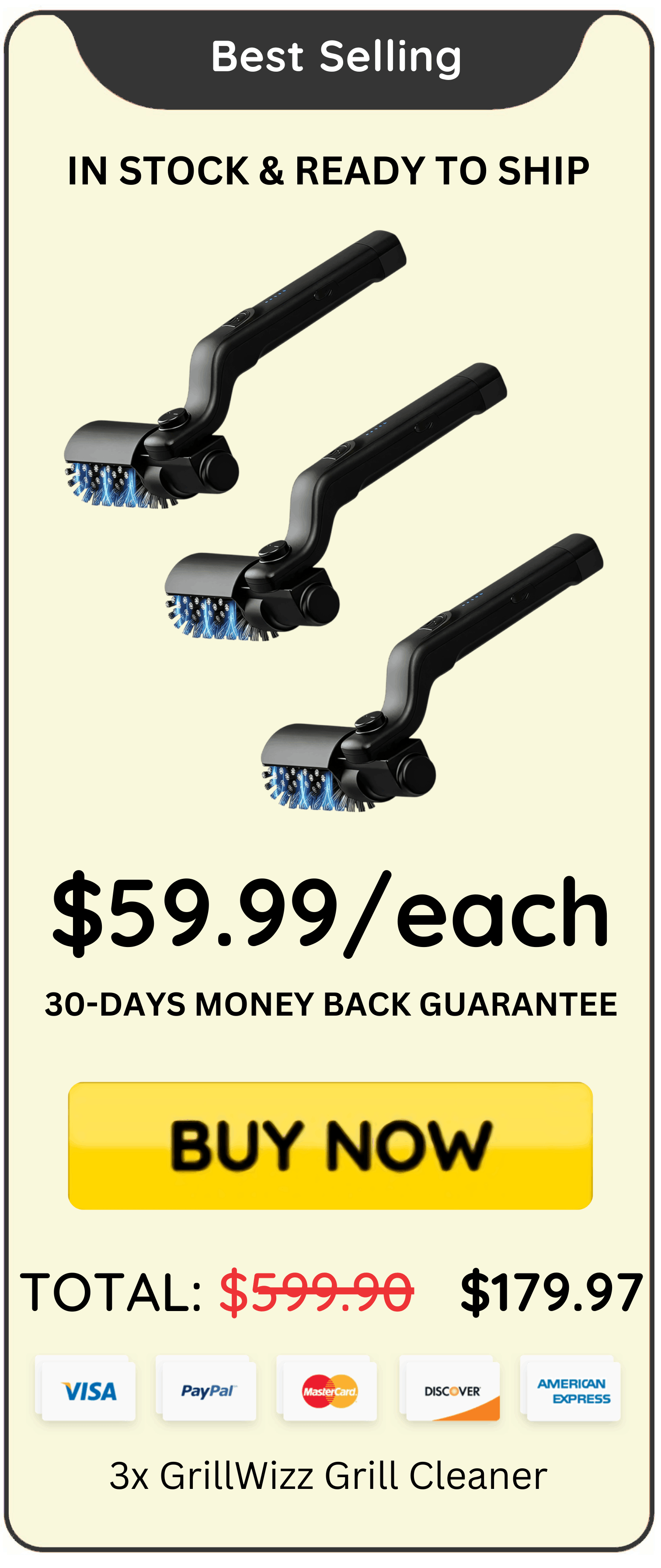 GrillWizz Grill Cleaner best price